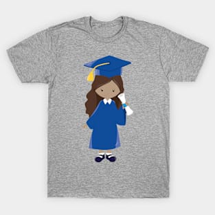 African American Girl, Graduation Girl, Diploma T-Shirt